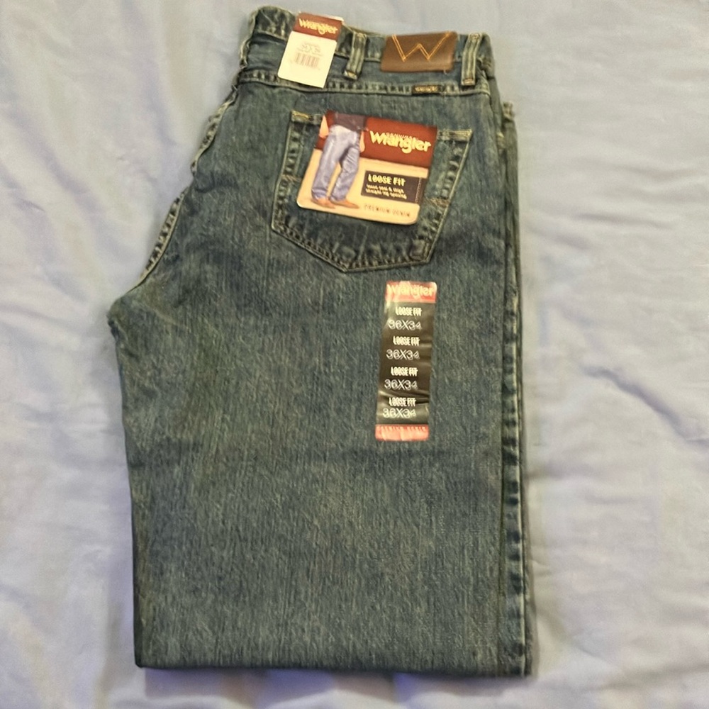 Men’s Wrangler Jeans Loose Fit 36x34